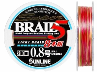 Шнур SUNLINE Super Braid 5 (8 Braid) 200m #0.8/0.148mm 5.1kg