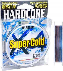 Шнур Duel Hardcore Super Cold X4 200m #0.6/0.13mm 12lb/5.4kg 5Color (мультиколор)