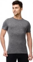 Термофутболка мужская с коротким рукавом NORVEG Soft T-Shirt, серый меланж