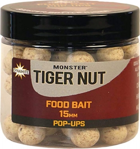Бойли плаваючі DYNAMITE BAITS Foodbait Pop-Ups - Monster Tiger Nut, 15mm