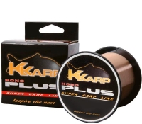 Леска TRABUCCO K-KARP Mono Plus 1200m 0.28mm 23lb/10.43kg Light brown