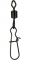Вертлюжок с застежкой SAENGER IRON CLAW RB Swivel 39kg