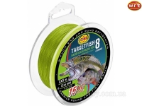 Шнур WFT TargetFish 8 Raubfisch Chartreuse 150m 0.08mm 13lb/6kg
