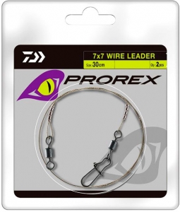 Повідок Daiwa Prorex 7x7 Wire Leader 30cm 10kg (2шт/уп)