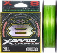 Шнур YGK X-Braid Upgrade X8 200m #3.0/0.296mm 40lb/18kg Light-Green