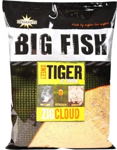 Прикормка Dynamite Baits Zig Cloud - Big Fish Sweet Tiger and Corn, 1.8kg